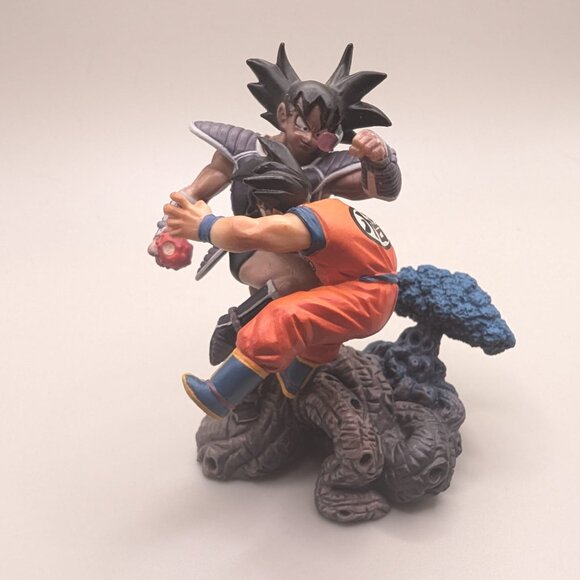 Mini Figure Bonus Parts Tarres Vs Son Goku Dragon Ball Capsule Fierce Battle Th - Picture 1 of 10